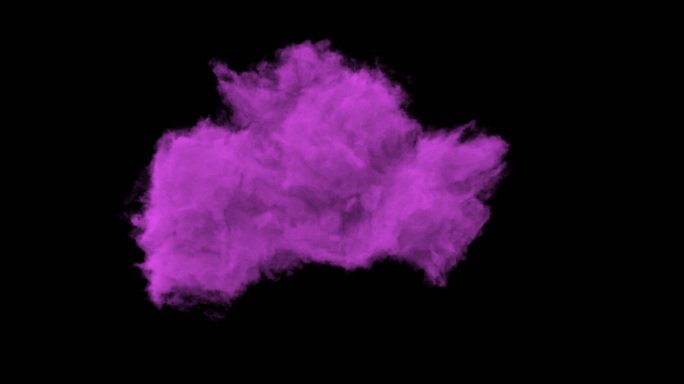 紫色体积云（带通道）