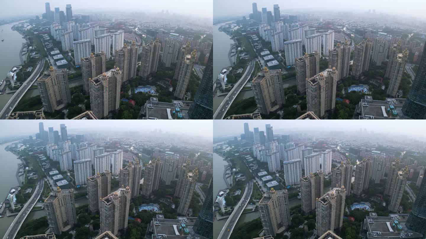 4k原素材-上海徐汇西岸豪宅