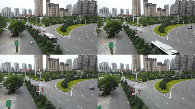 陕西榆林城市设施加湿路灯