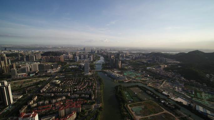 广州城市地标航拍 南沙地标