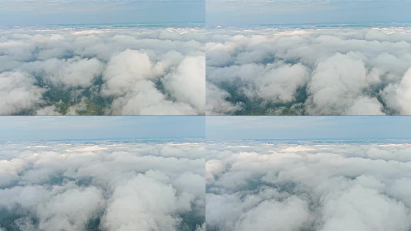 穿云延时云上俯瞰云朵云海98768