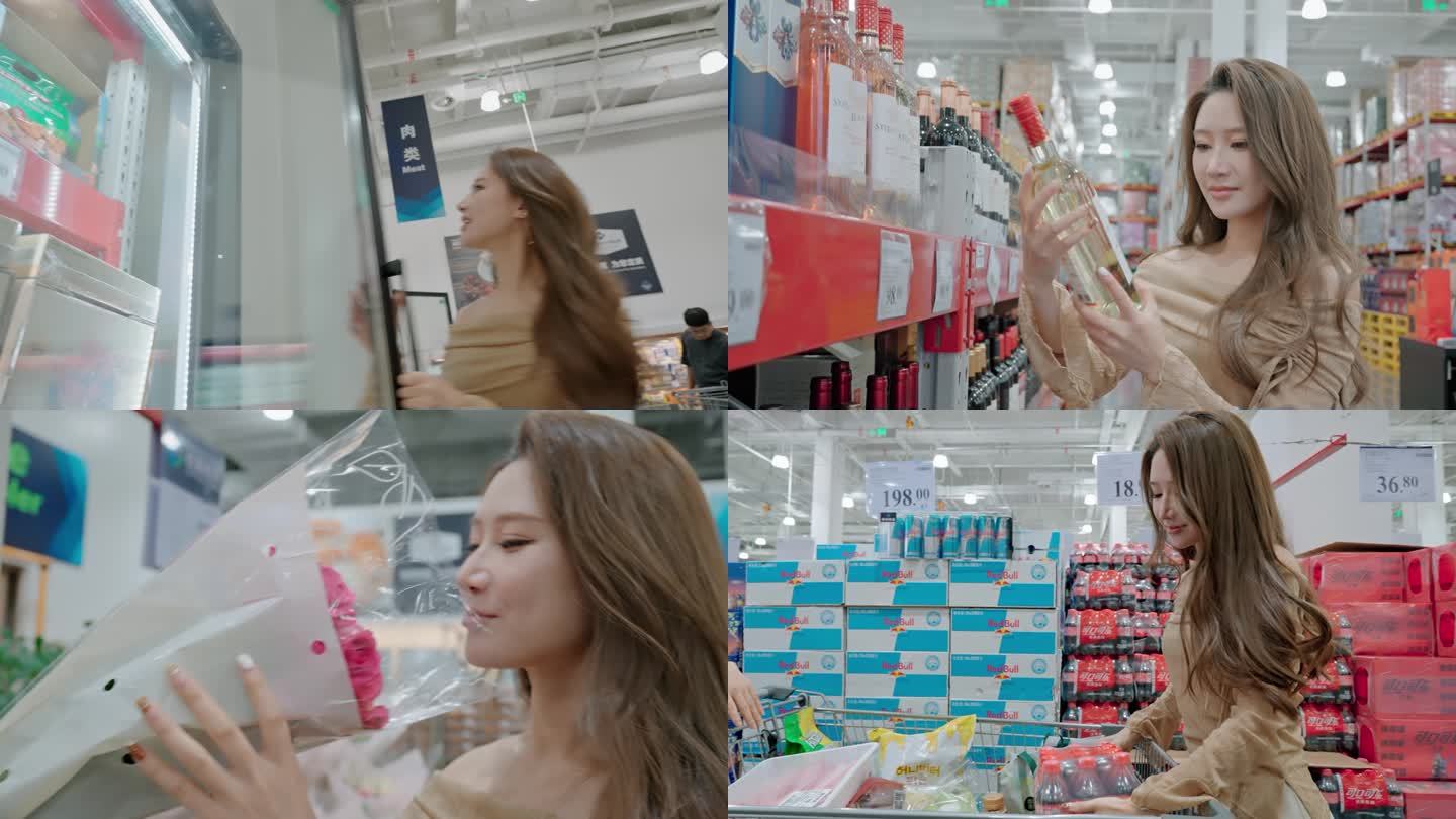 【合集】美女超市购物