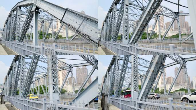 广州 海珠桥 钢铁结构 钢结构 桥梁