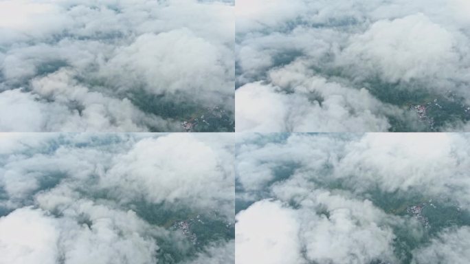 穿云云上俯瞰云朵云海云端6K视频26