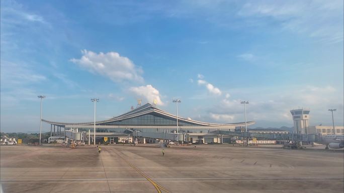 江西宜春明月山机场航站楼停机坪