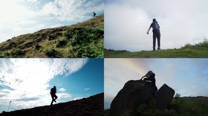 登山 攀登 徒步 旅行