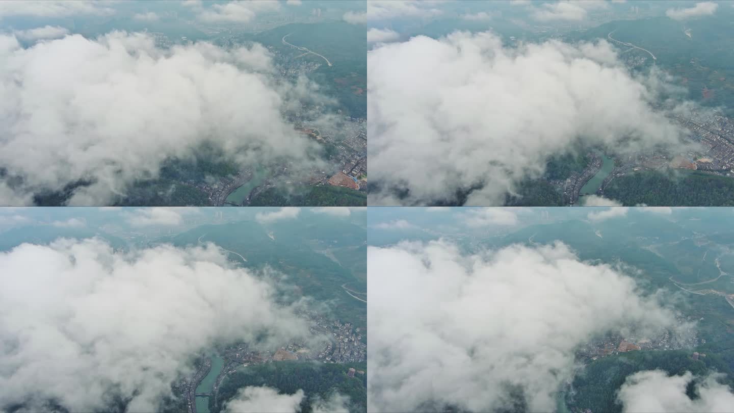 穿云延时云上俯瞰云朵云海100787