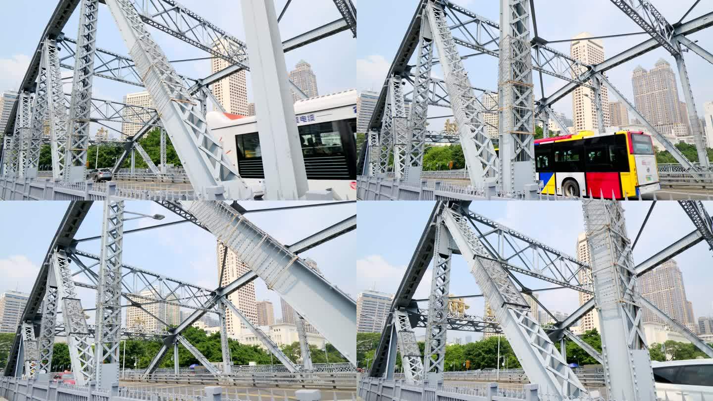 广州 海珠桥 钢铁结构 钢结构 桥梁
