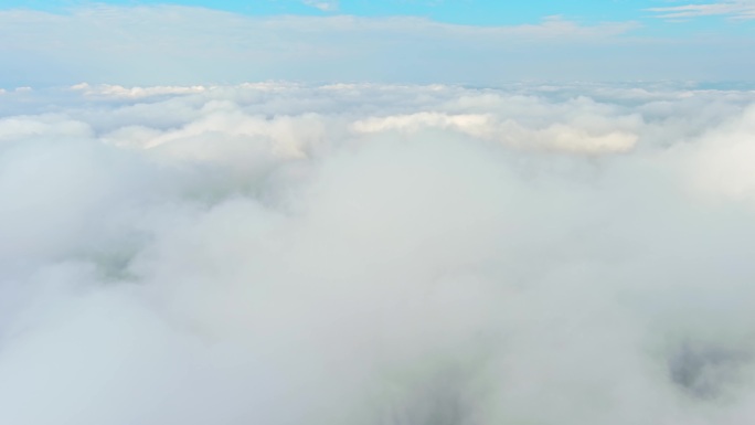 穿云云上俯瞰云朵云海云端6K视频18