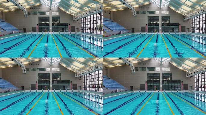 健身游泳运动员跳水入水体育赛事活动仰蛙泳