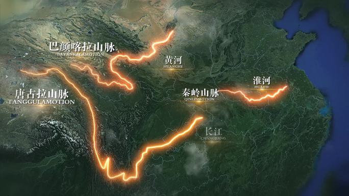 中国古代水系流域地图