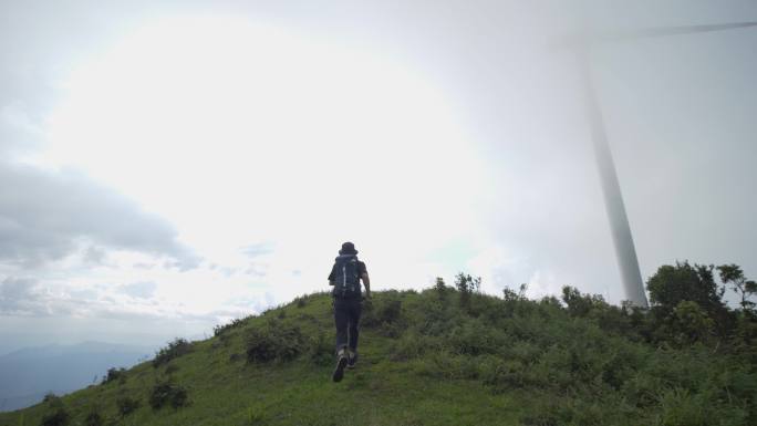 登山爬山登高