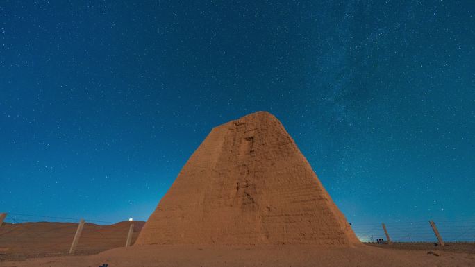 烽火台银河星空日出