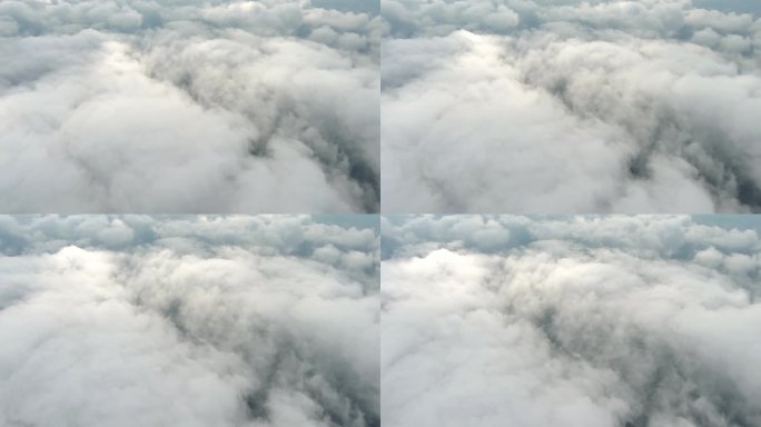 穿云云上俯瞰云朵云海云端6K视频04