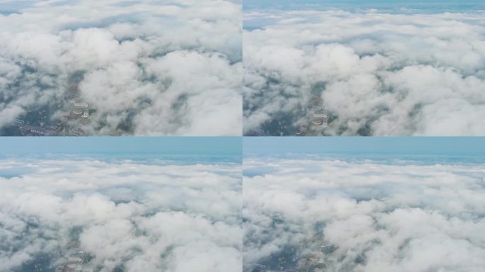 穿云云上俯瞰云朵云海云端6K视频34