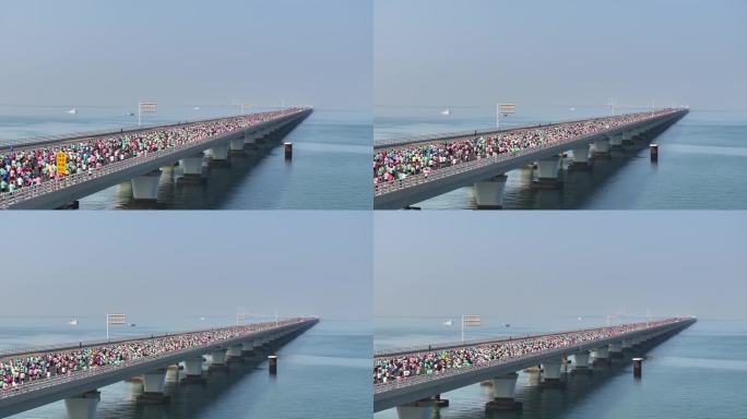 青岛海上马拉松跨海大桥