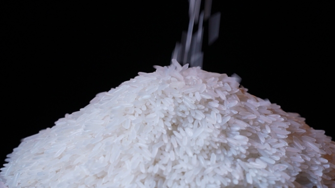 米大米农业水稻稻田米饭粮食稻谷米粒米