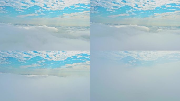 穿云云上俯瞰云朵云海云端6K视频14