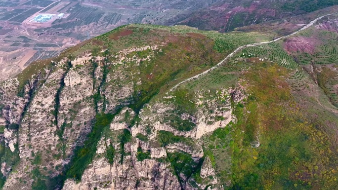 大同广灵黄龙峪峡谷风光航拍