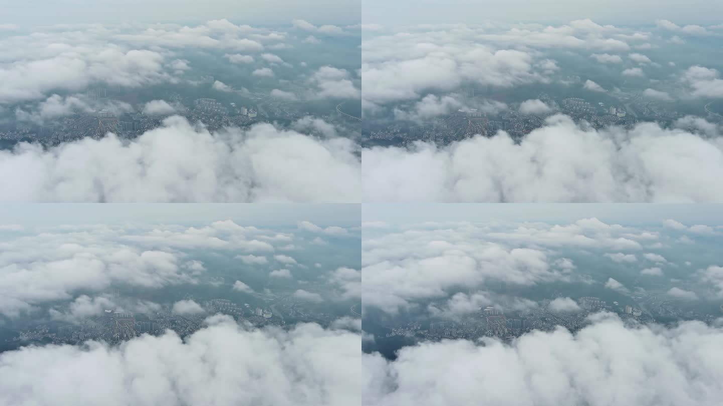 穿云云上俯瞰云朵云海云端6K视频12