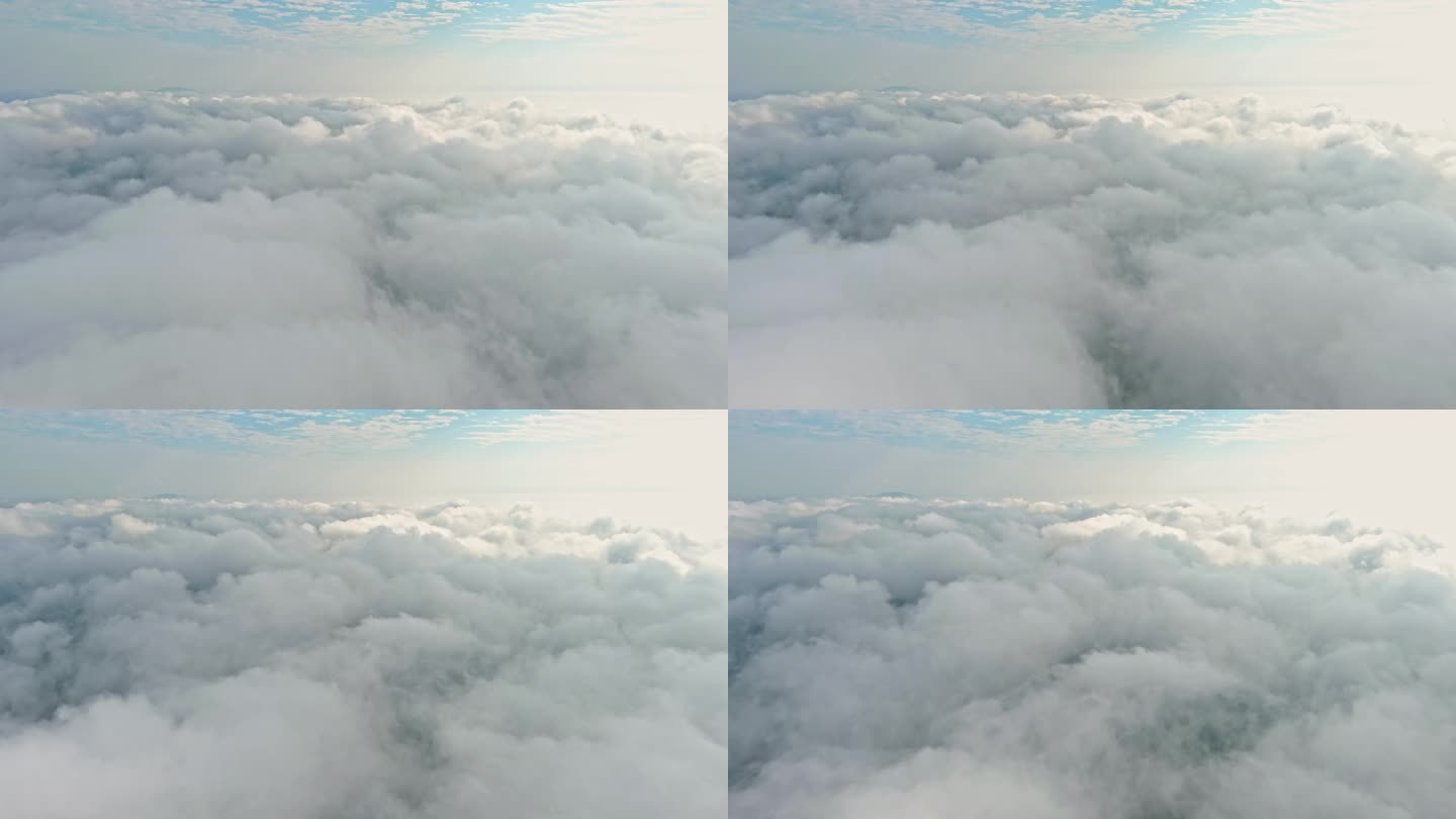 穿云云上俯瞰云朵云海云端6K视频20