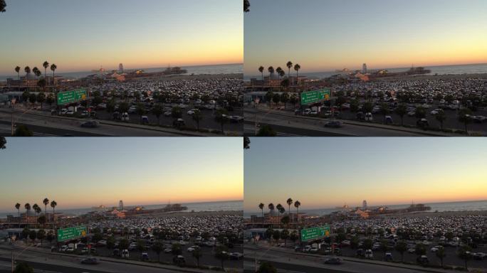 Santa Monica的黄昏