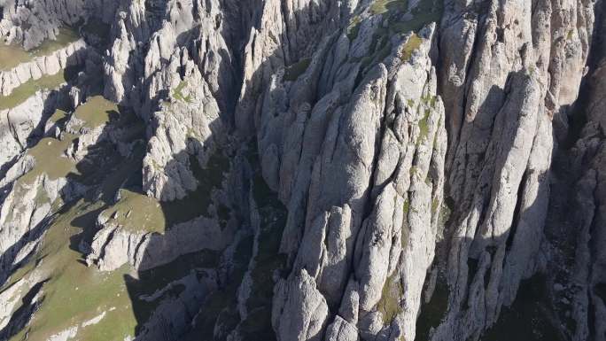 航拍 青海 天峻 石林 奇景