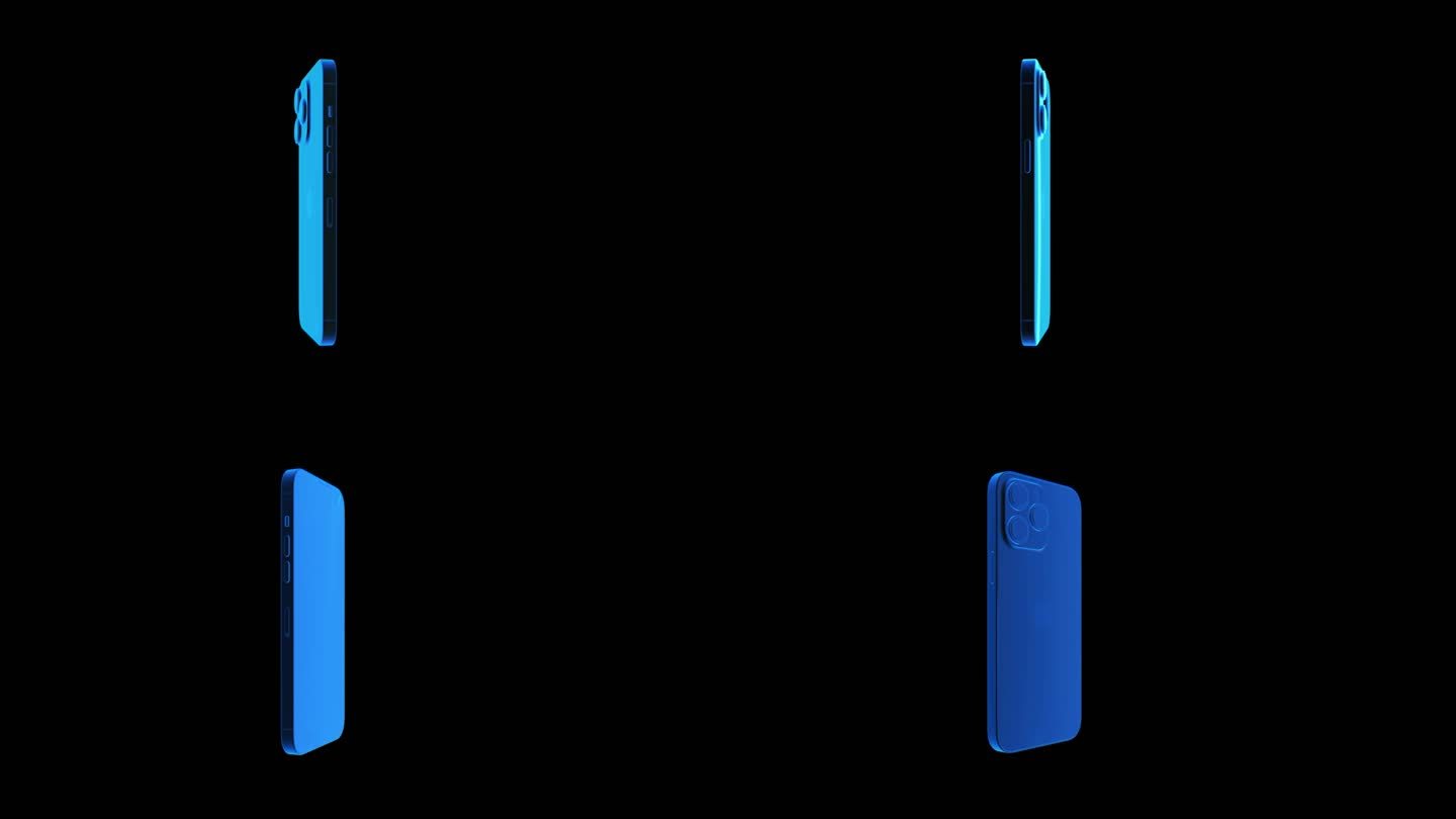 苹果15手机元宇宙全息科技光圈展示素材
