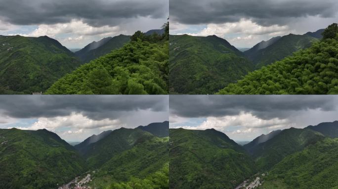 航拍风景 大山 大自然 杭州山景