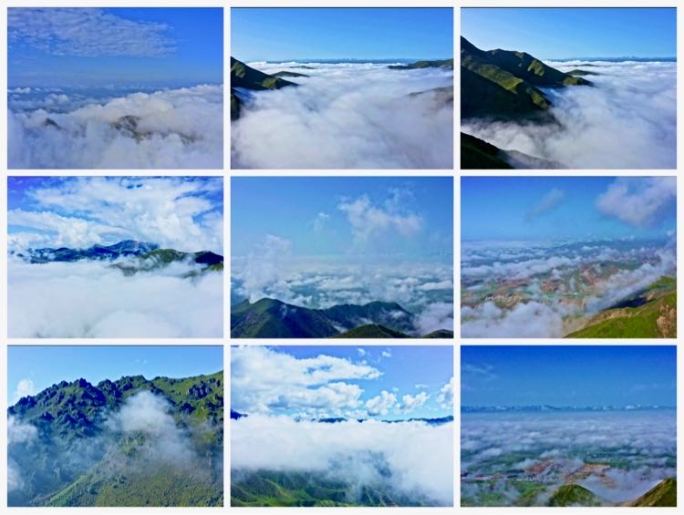20组 云海 云海镜头 穿云镜头 平流层