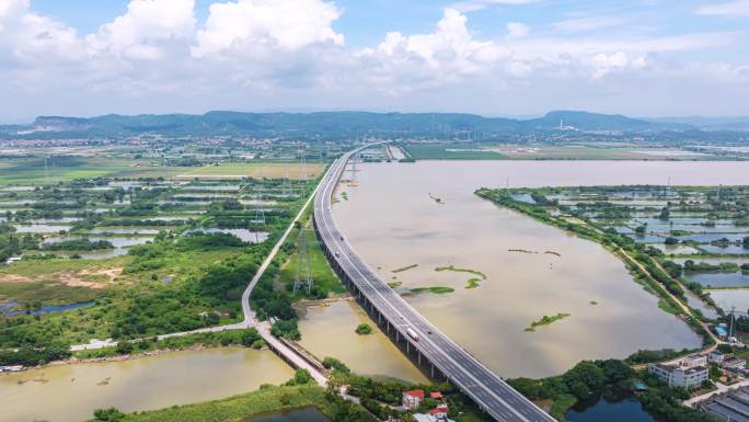 潼湖湿地航拍延时