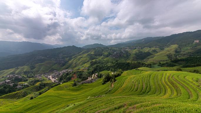 龙脊梯田延时