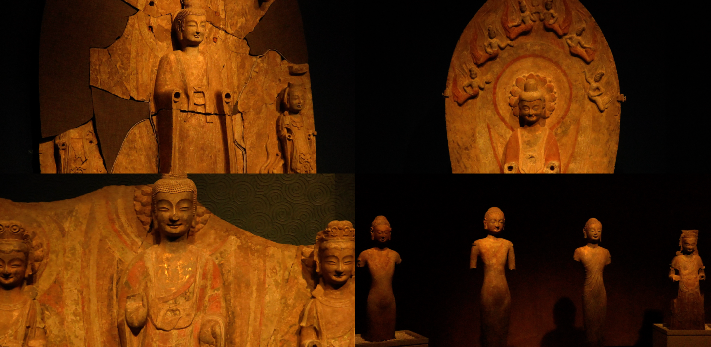 青州的微笑青州博物馆龙兴寺佛像造像4k