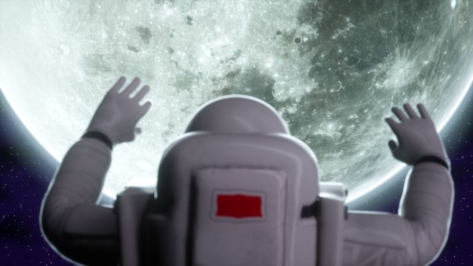 宇宙宇航员科技宣传片片头4K发布会素材
