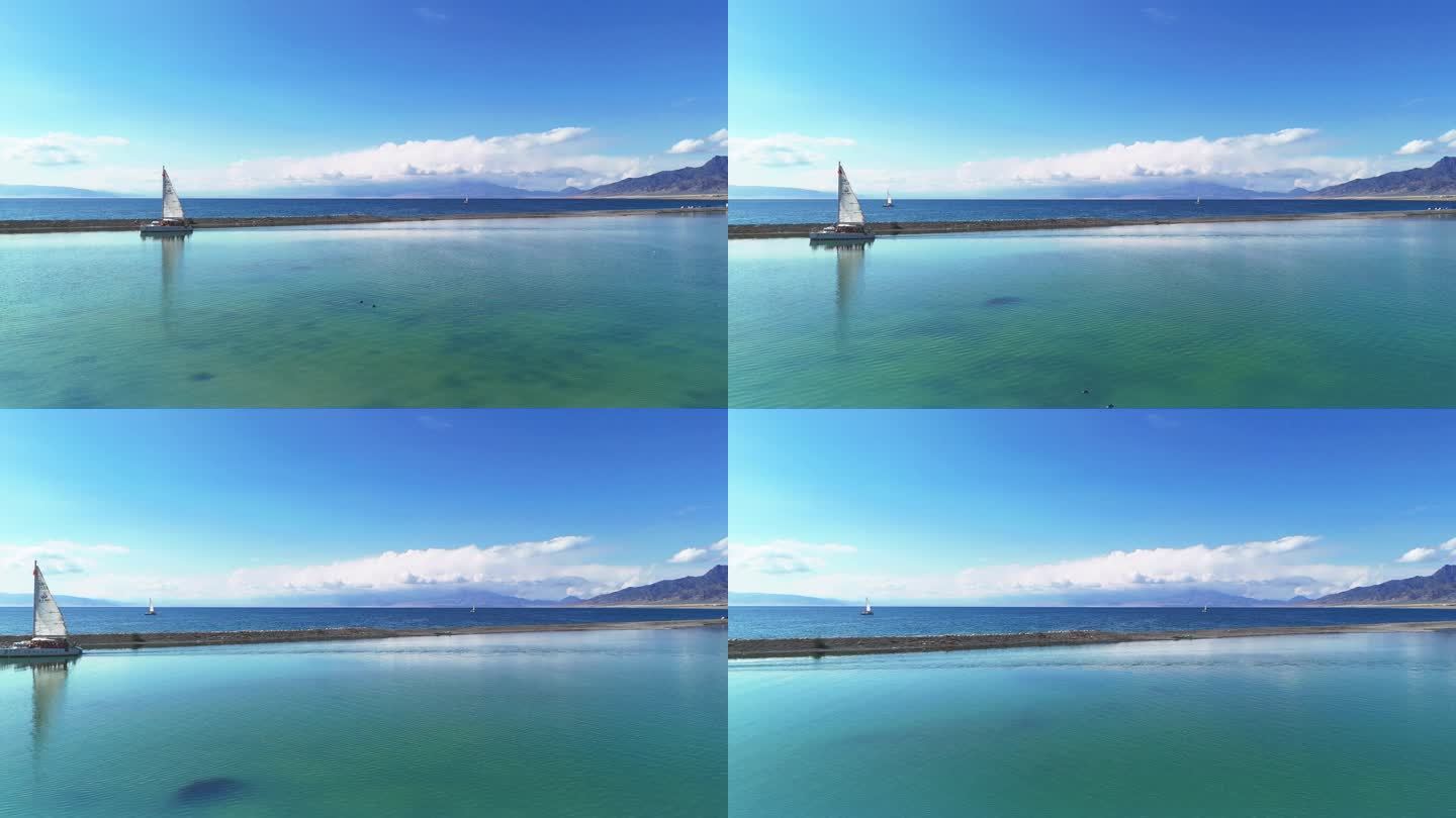 4K新疆赛里木湖