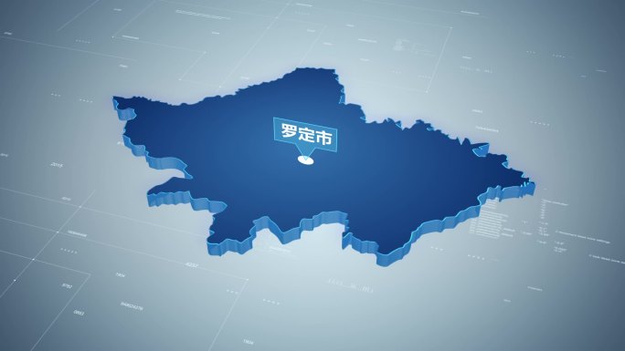 罗定市地图