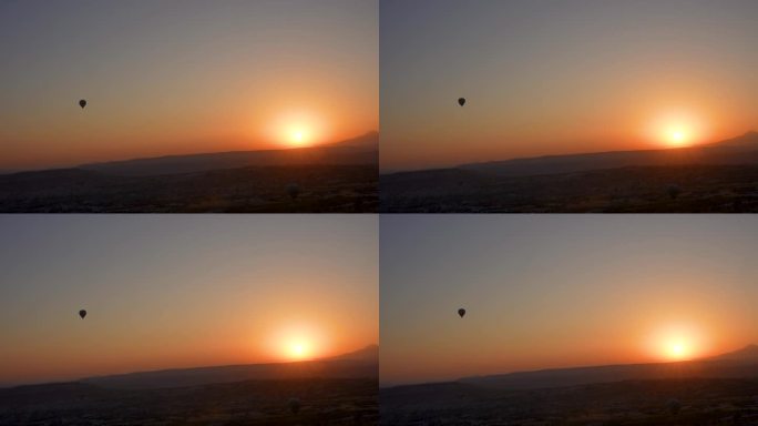日出时分的卡帕多西亚热气球之旅