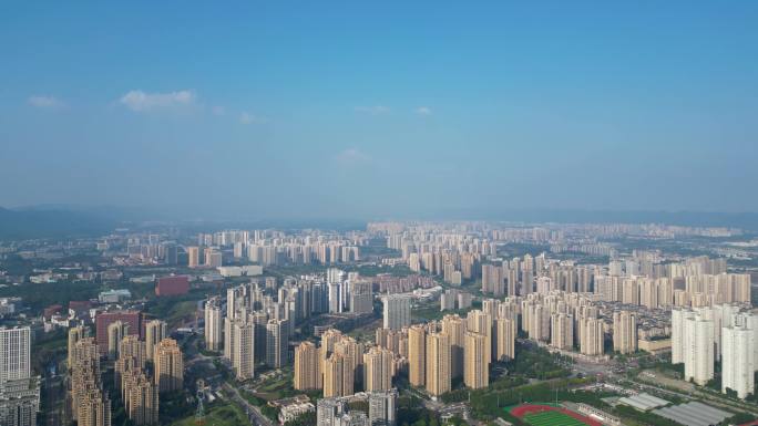 重庆科学城全景航拍4K