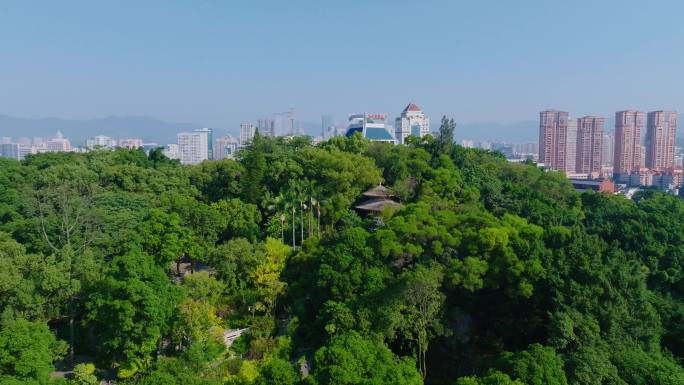 福州五一广场航拍视频