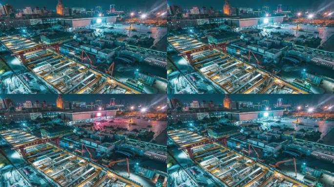 郑州火车站西广场地铁十号线施工延时摄影