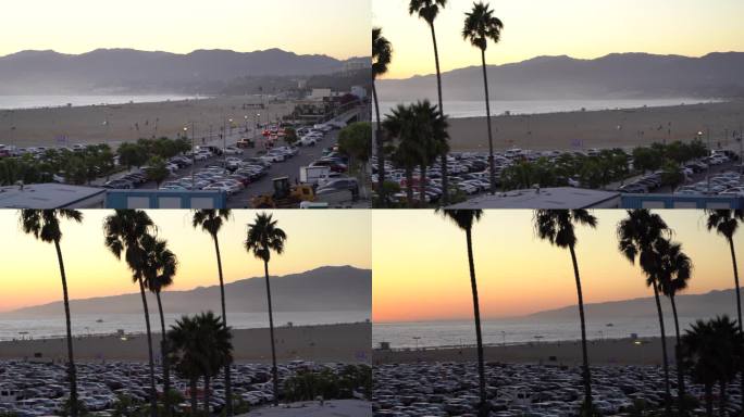 Santa Monica海滩风光