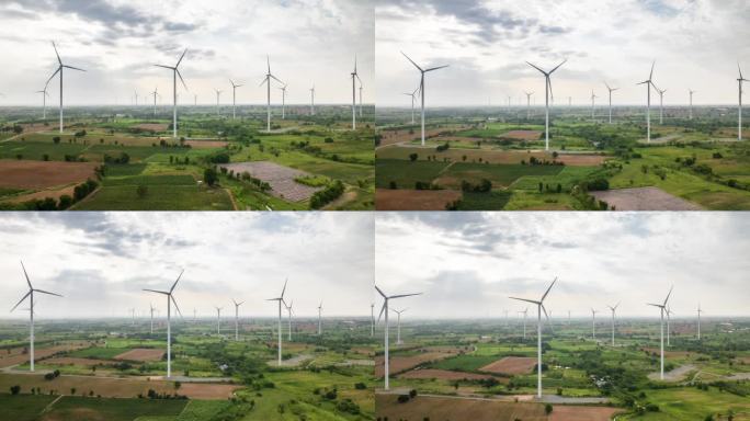 山区风力发电设备风力发电网清洁能源风车风
