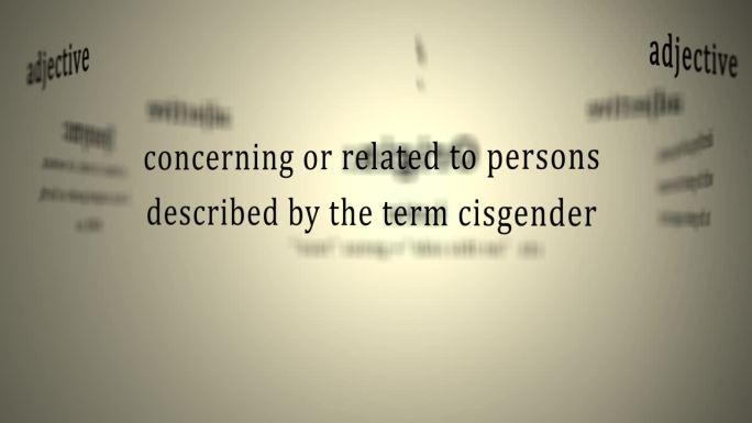 定义:Cisgender