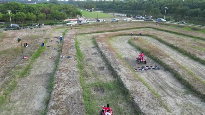 【2.7K合集】奉贤亲子营田野越野车划船