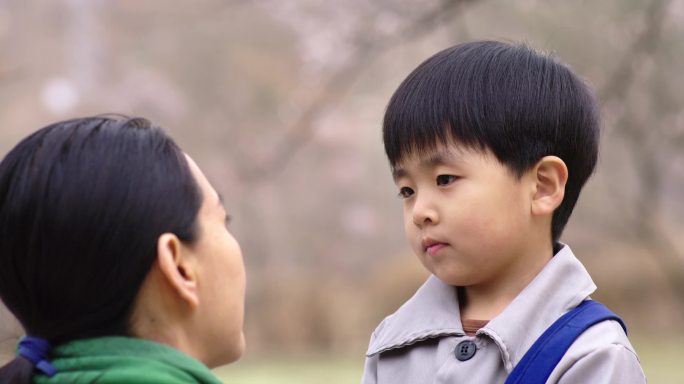 80年代母亲交代上学的儿子