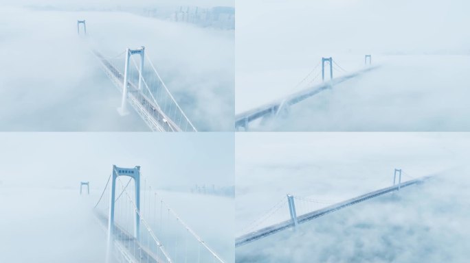 星海湾跨海大桥平流雾