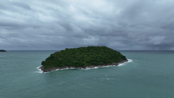 航拍泰国泰国普吉岛夏季自然风景