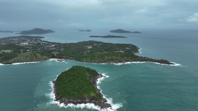 航拍泰国泰国普吉岛夏季自然风景