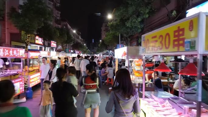 深圳夜市美食街景观