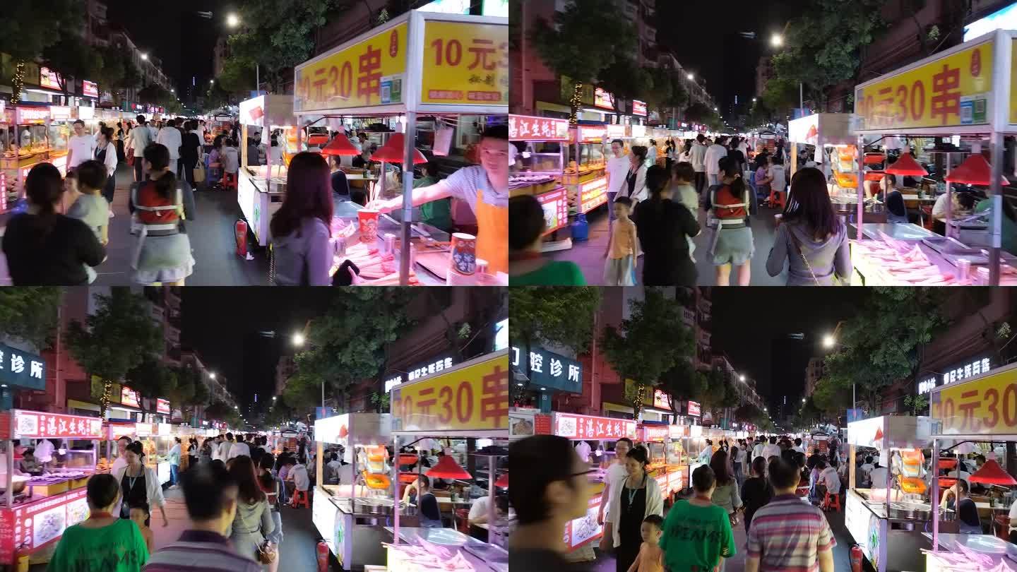 深圳夜市美食街景观